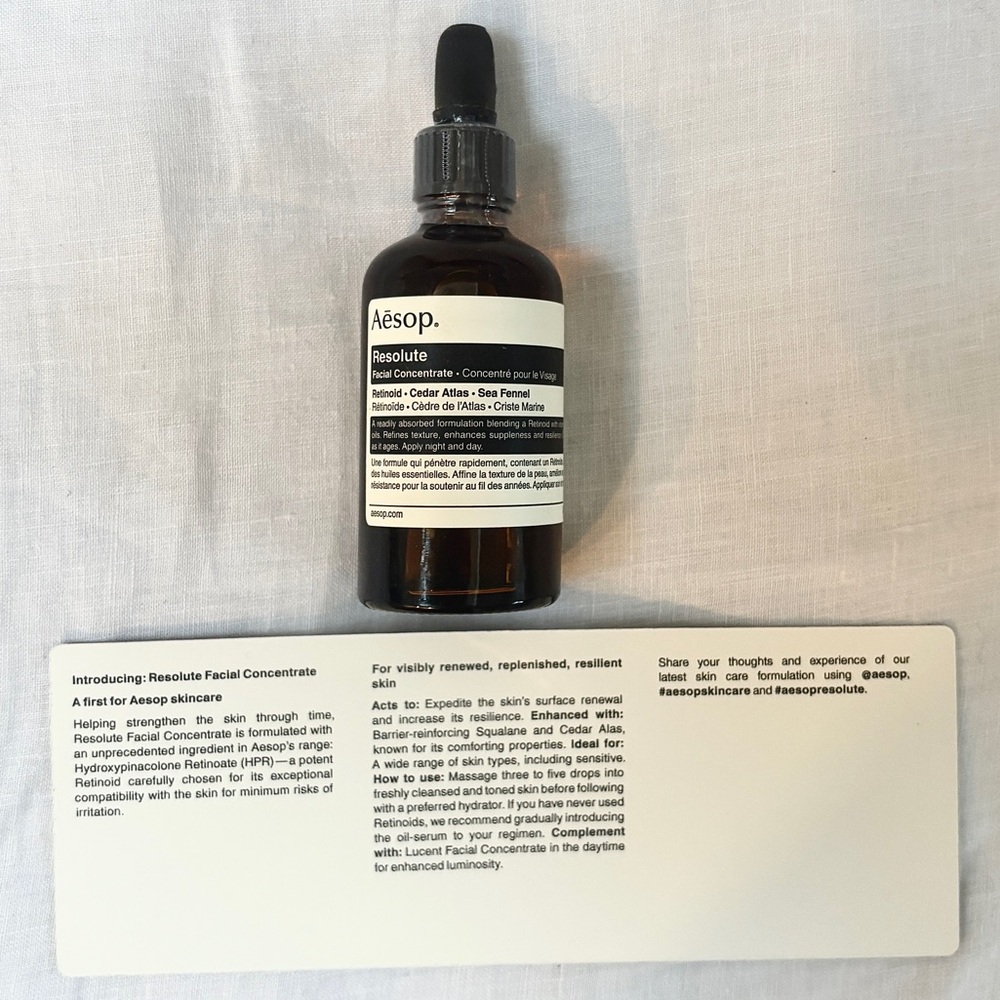 Aesop Resolute Facial Concentrate